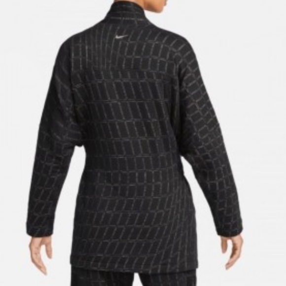 NIKE YOGA shacket Therma-FIT Luxe Jacquard REVERSIBLE Size 2X-Women's - Picture 3 of 10